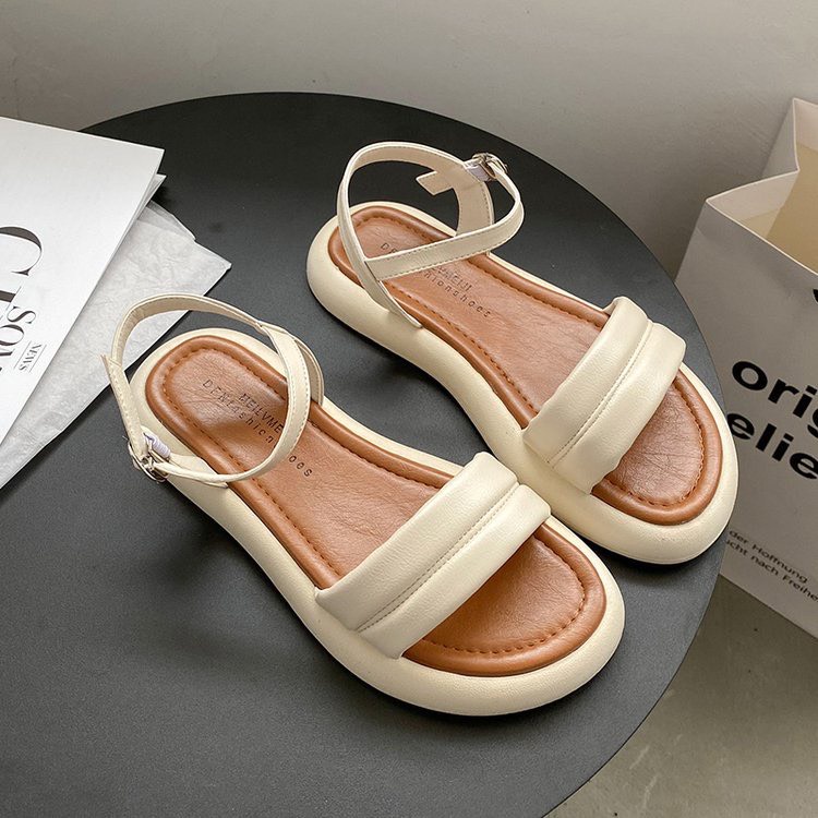 DÉP ĐẾ XUỒNG - SANDAL NỮ QUAI CHÉO ĐAN THỜI TRANG HÀN QUỐC XINH XẮN CÓ 2 KIỂU ĐI BIỂN, CHƠI ĐỀU XINH
