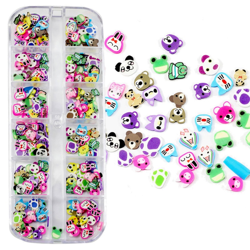 Set Hạt Nhựa Resin Hình Trái Cây/Động Vật/Hoa Mini Xinh Xắn DIY