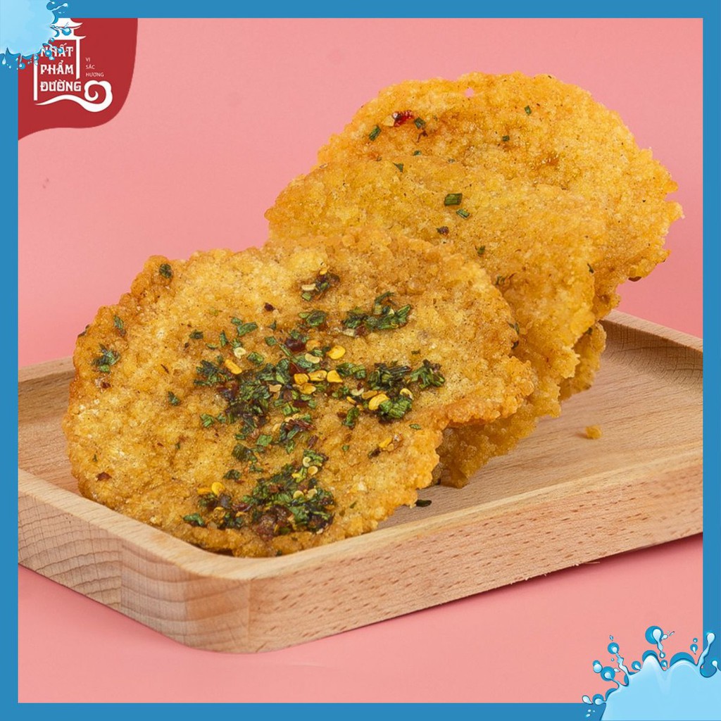 Cơm cháy mắm hành - 1 gói 3 miếng cực ngon sakura.65