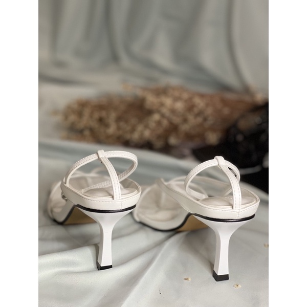 Sandal cao gót kẹp ngón, sandal dây mảnh gót nhọn 7p thời trang nữ tính