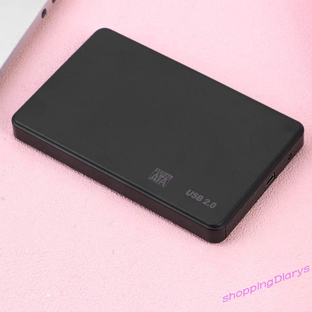 Hộp Nhựa Đựng Ổ Cứng Ngoài 3tb Usb 2.0 / 3.0 2.5 Inch Sata Ssd Hdd