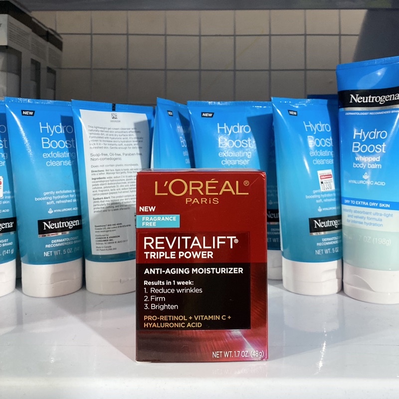Kem chống lão hoá và sáng da Loreal Revitalift Triple Power Anti Aging Moisturizer 48g