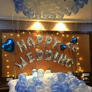 HW3 - Set Bóng Happy Wedding (Như hình) + Phụ kiện