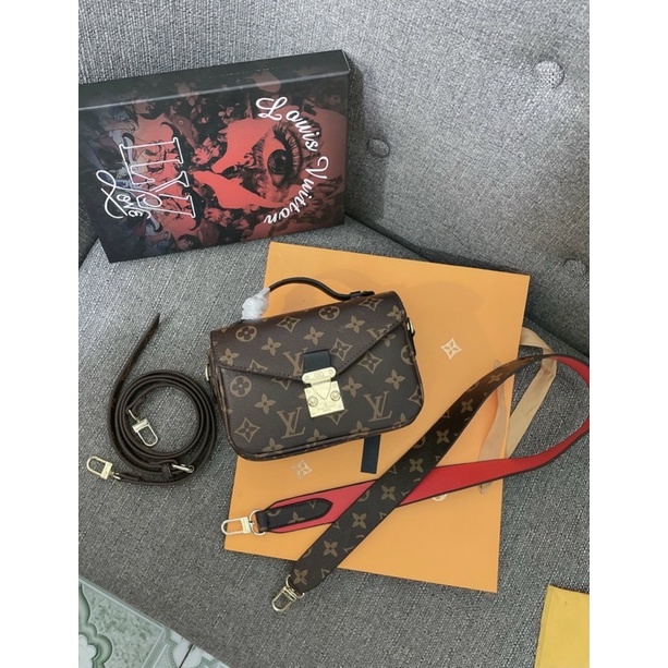 Túi xách nữ L.V dáng hộp 2 dây cầm tay đeo chéo hàng Quảng Châu cao cấp TX057