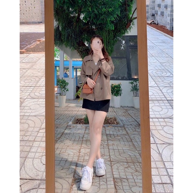 ⚜️ Áo mangto dáng ngắn