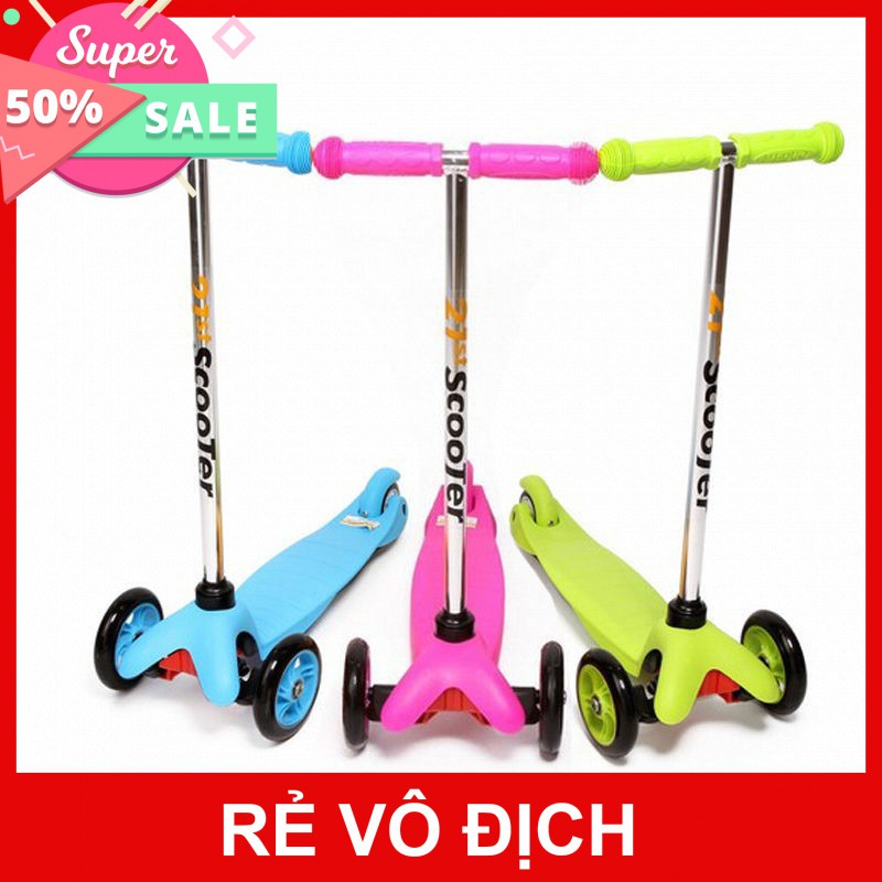 Xe đẩy ,Xe trượt scooter 3 bánh (Hàng loại 1 có ảnh thật)