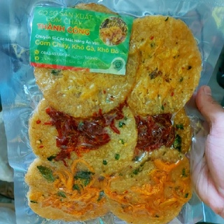 Cơm cháy mắm hành mix khô gà khô bò giòn tan