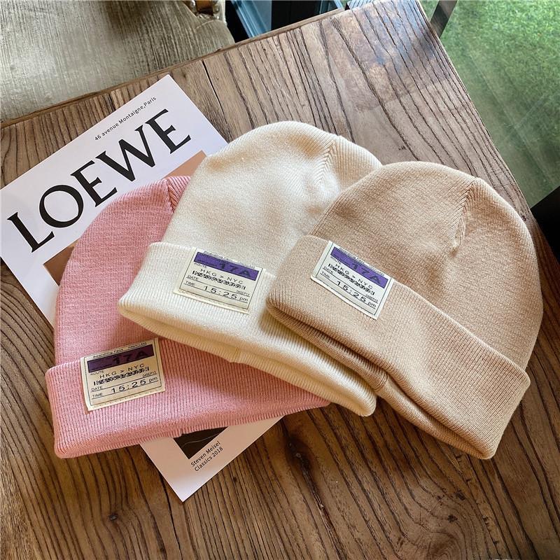 Mũ len dệt kim ấm áp thời trang hàn quốc