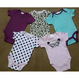 Set 5 body gear hàng vn xuất mỹ cho bé yêu size 0-9m