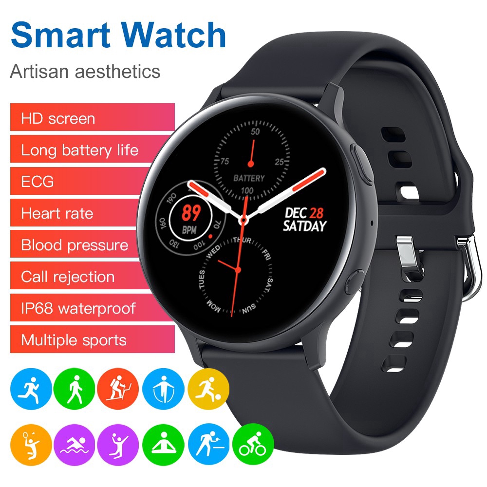 Diliberto S2 Multiple sport Touch Screen Smart Watch Men Women  IP68 Waterproof Smartwatch