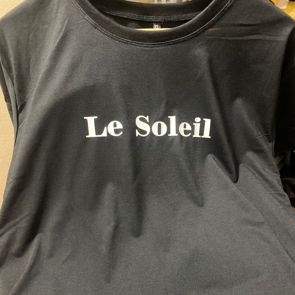 Áo phông trắng cổ tròn, áo thun hè nữ công sở cá tính thời trang in Le Soleil mã NXC31