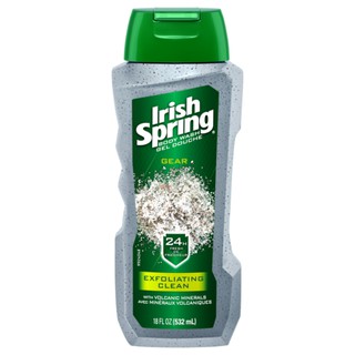 Sữa Tắm Irish Spring Gear Muối Trắng Exfoliating Clean 532ml