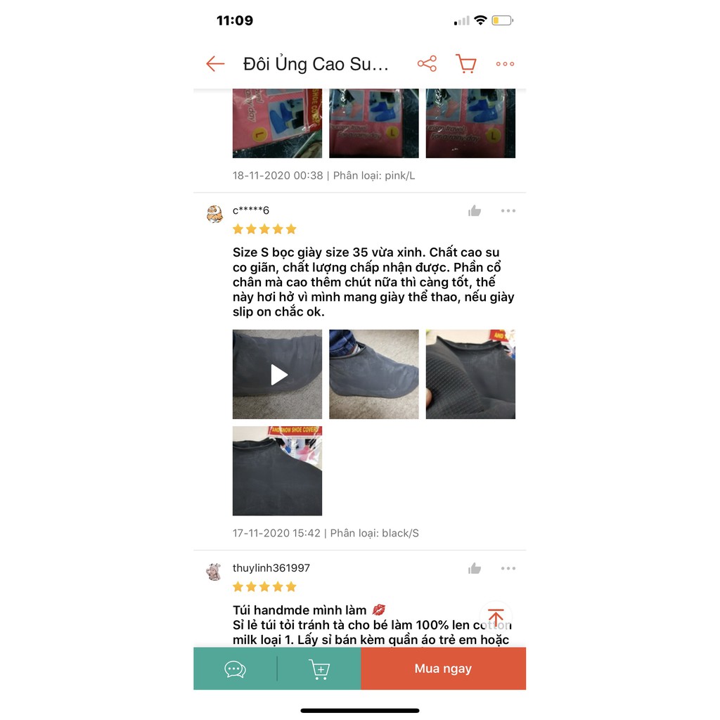 Bọc Giày Đi Mưa Silicon Chống Trượt Loại Dày Tái Sử Dụng Nhiều Lần Có Video Quay Thật | BigBuy360 - bigbuy360.vn