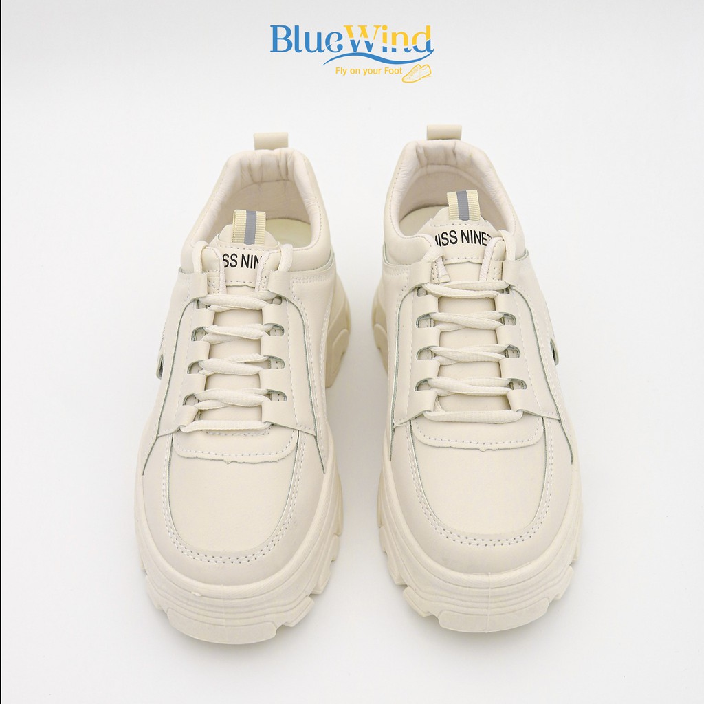 Giày Thể Thao Nữ Đế Cao Tôn Dáng Chất Liệu Da Mềm BLUEWIND 68426