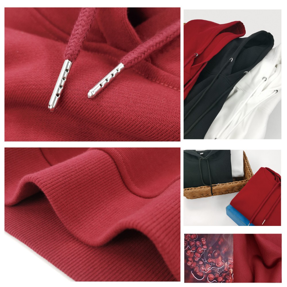 Hoodie 100% Cotton Cao Cấp Màu Rượu Vang Đỏ Form Unisex Định Lượng 360gsm - Áo Hoodie Dầy Dặn Cho Nam Nữ Mùa Đông | BigBuy360 - bigbuy360.vn