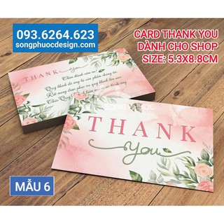 500 thẻ cảm ơn mẫu 6 - in song phước