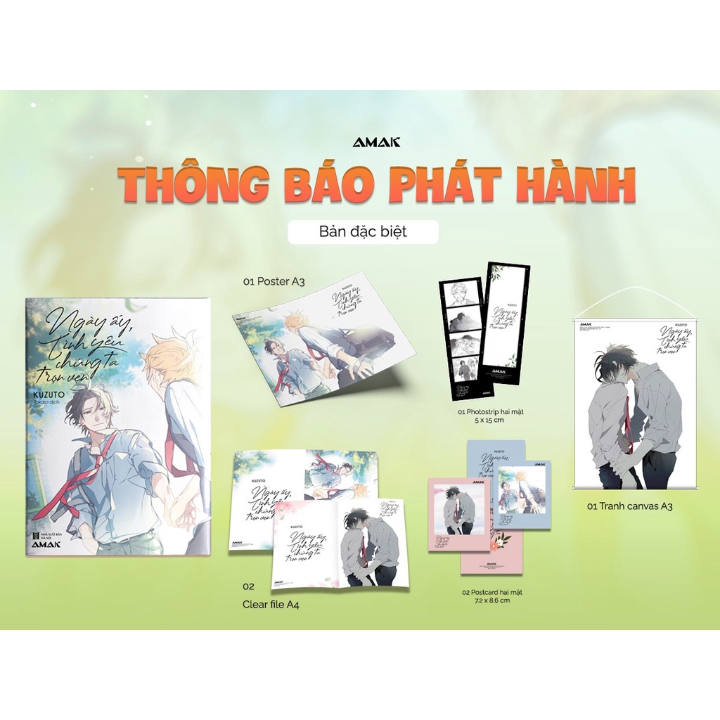 Truyện tranh Ngày ấy, tình yêu chúng ta trọn vẹn - Boys Love - AMAK