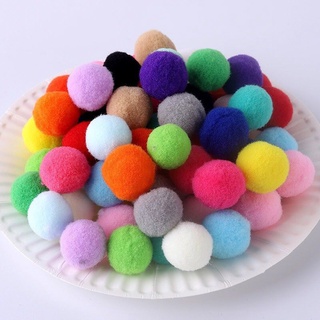 Hạt Pompom nhiều màu sắc size vừa