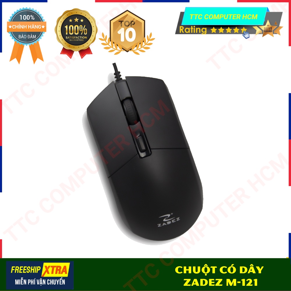 Chuột Có Dây Zadez M121 | Zadez Office Mouse | HÀNG CHÍNH HÃNG TTC COMPUTER