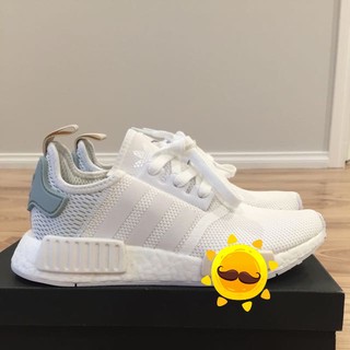 Giày Thể Thao NMD Trắng gót xanh