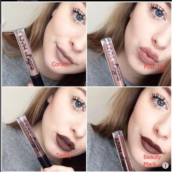 Son kem NYX Lingerie Liquid Matte Lipstick LIPLI05 Beauty Mark