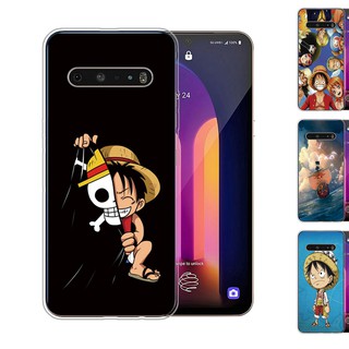 Ốp điện thoại silicon LG G8 ThinQ G7 G6 LG V60 ThinQ V50 V40 V30 Bekas telefon Vỏ One Piece Luffy Cover