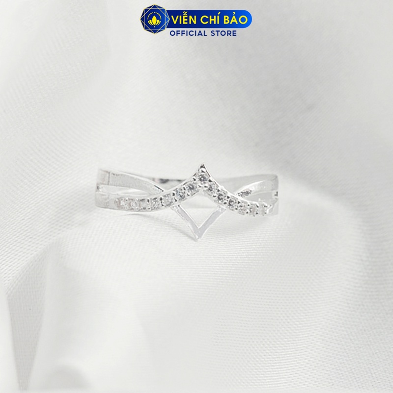 Nhẫn bạc nữ Cute Bow chất liệu bạc 925 thời trang phụ kiện trang sức nữ thương hiệu Viễn Chí Bảo N400513