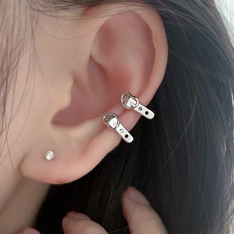 1 CHIẾC bông tai vành Hàn Quốc nhiều mẫu không cần bẫm lỗ tai