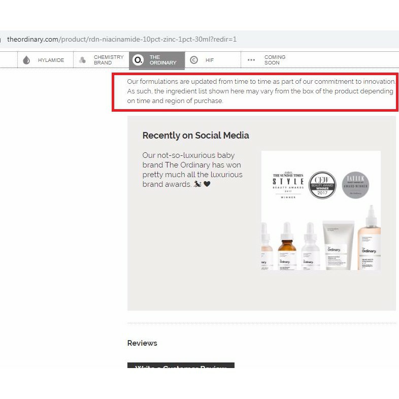 The Ordinary Cấp ẩm hồi phục Hyaluronic Acid 2% + B5 | BigBuy360 - bigbuy360.vn