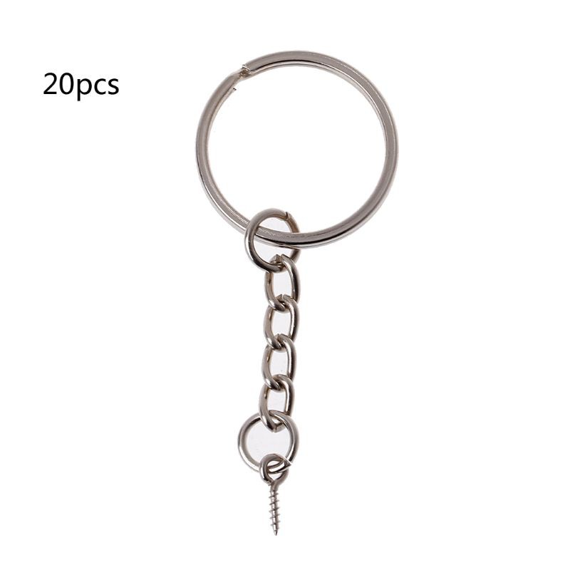 Set 20 móc khóa làm đồ trang sức thủ công độc đáo