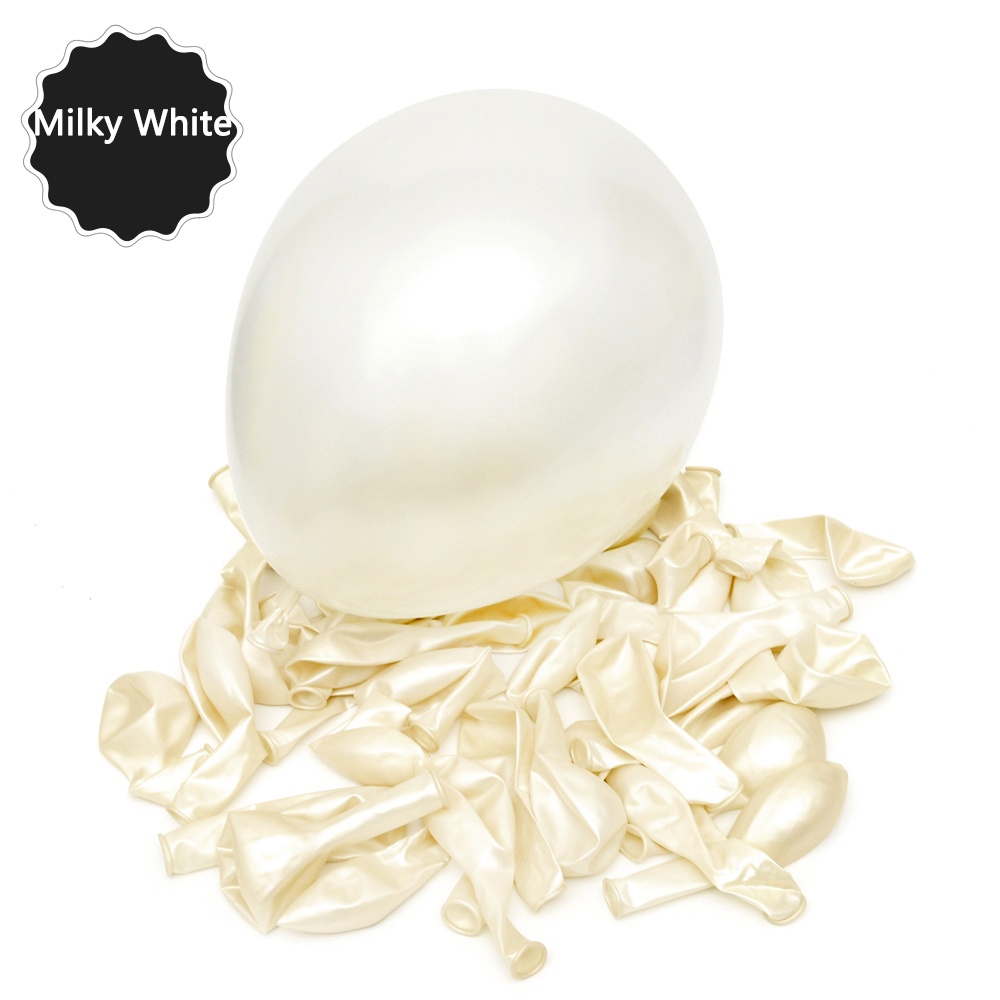 Set 100 Bóng Bay Cao Su 10 inch Hình Tròn 10 inch Trang Trí Tiệc Cưới/Sinh Nhật