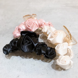 Kẹp choker gắn hoa hồng tinh tế dịu dàng cho nữ -t023