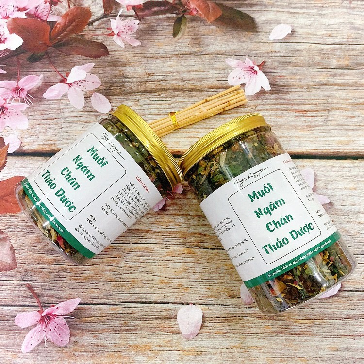 Muối Ngâm Chân Thảo Dược (handmade)- cải thiện đau nhức, giảm mệt mỏi 1KG