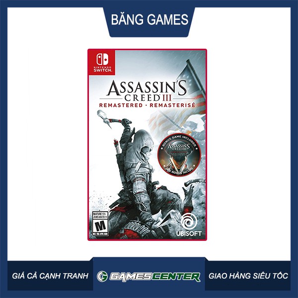 Băng game Nintendo Switch Assassin's Creed III Remastered