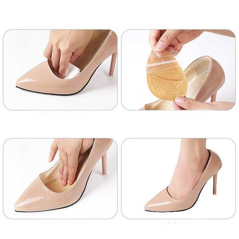 Miếng Lót Giày Bằng Silicone Chống Trượt Mát Xa Giảm Rung Ma Sát