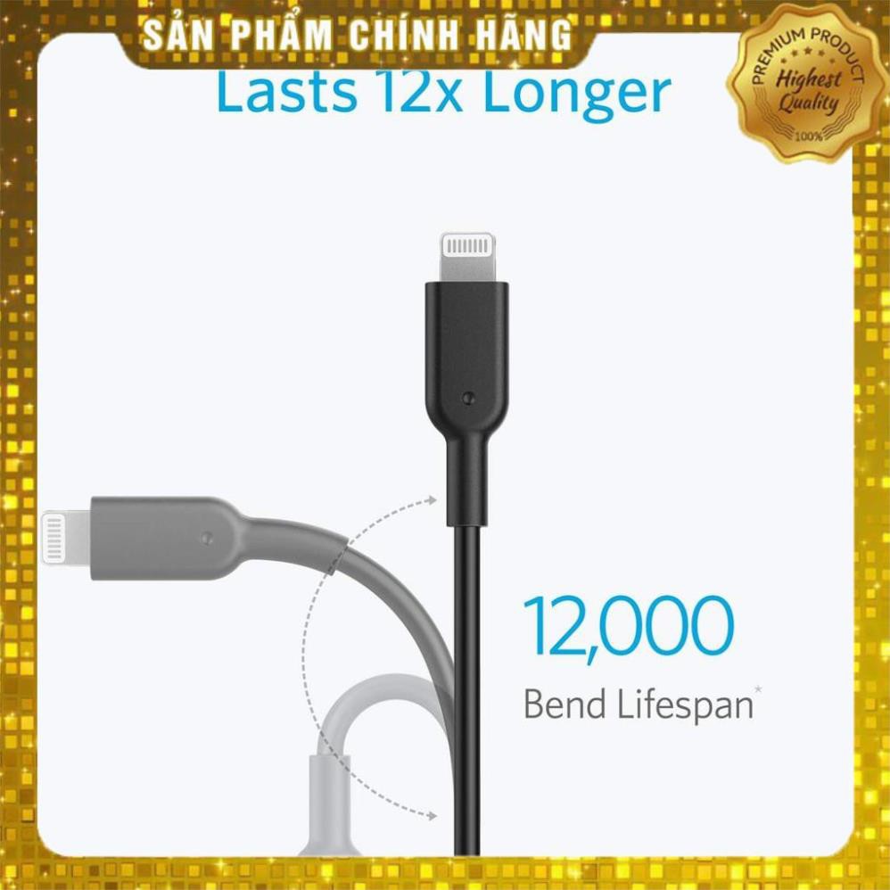 Dây cáp sạc siêu nhanh 87W Type-C PD 3.1 to Lightning dài 180CM hiệu ANKER Powerline+ II cho iPhone / iPad - Chính hãng