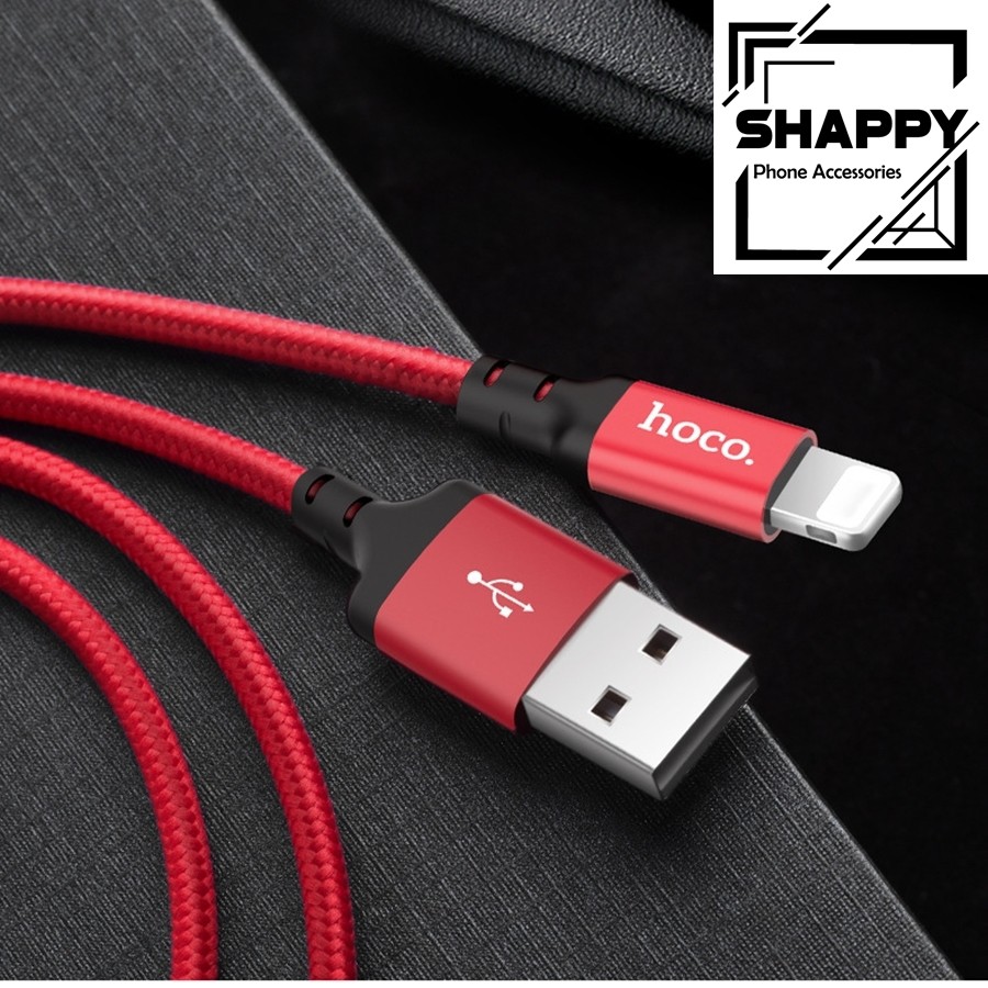 Cáp Sạc Hoco X14 Bọc Dù Cổng Lightning/Micro/TypeC Hỗ Trợ Sạc Nhanh - Bảo Hành 03 Tháng 1 ĐỔI 1 [Shappy Shop]