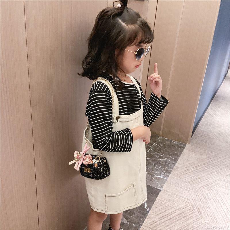 Túi Đeo Chéo Vai Hình Vuông Nhỏ Vải Lanh Cotton Họa Tiết Hoa/Thỏ Dễ Thương Thời Trang Cho Bé Gái 2022