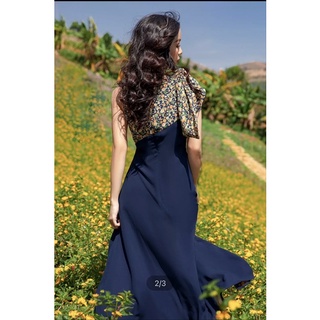 ĐẦM HOA MIDI DRESS OLV