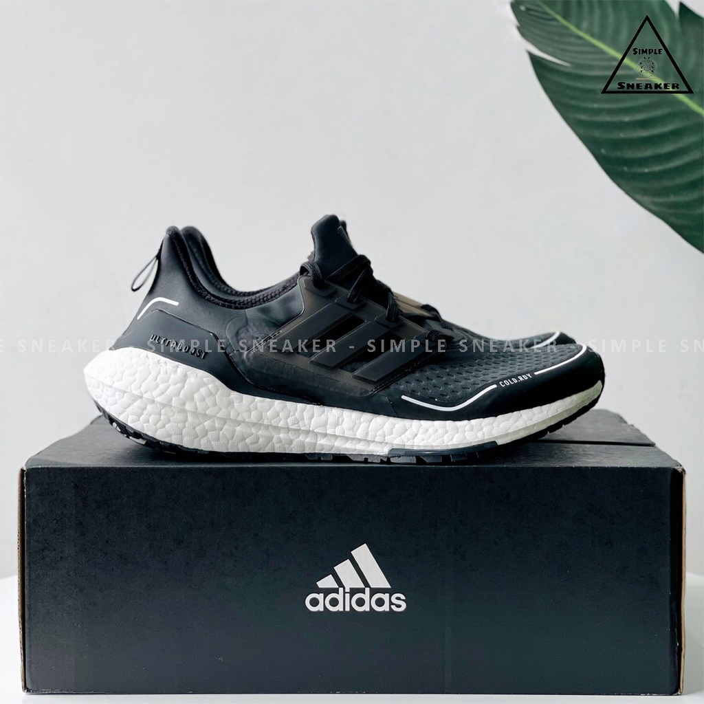 Giày Adidas Ultraboost 21 COLD.RDY Chính Hãng 💙SIMPLE SNEAKER💙 Giày Chạy Ultra Boost 21 Màu Đen Trắng Thể Thao
