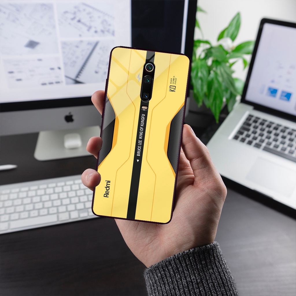 Ốp lưng Xiaomi Redmi K20, K20 Pro - Bruce Lee edition, chất liệu kính cường lực