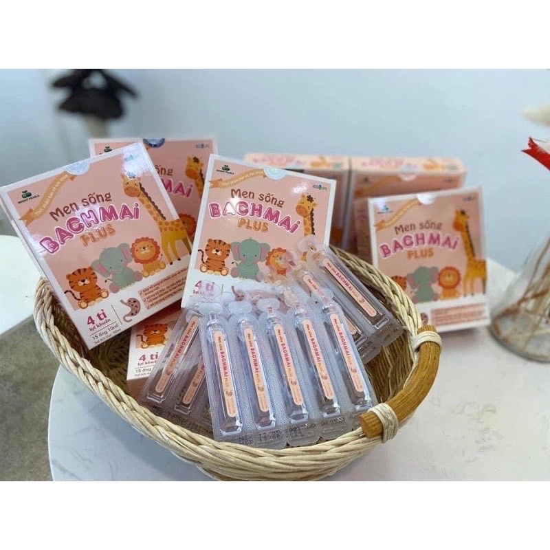 Men sống Bạch Mai plus - bé tiêu hoá khỏe mạnh, tăng cân tốt