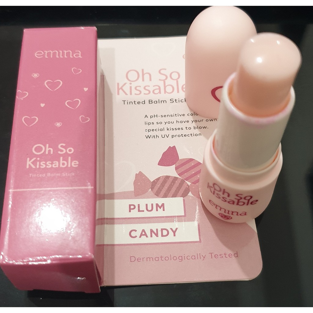 (hàng Mới Về) Son Dưỡng Môi Emina Oh So Kissable 3.4 Grams | BigBuy360 - bigbuy360.vn