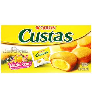 Bánh kem trứng Custas hộp 470g (20 cái)