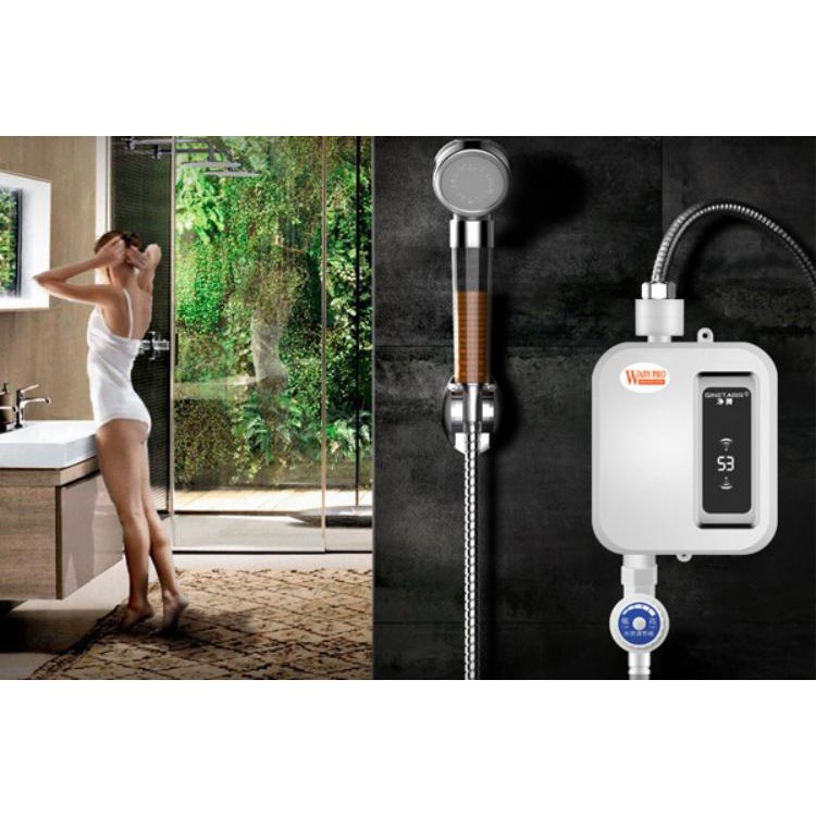 Máy tắm nước nóng 3500W NanoShower (Kèm Vòi và Dây) - Home and Garden