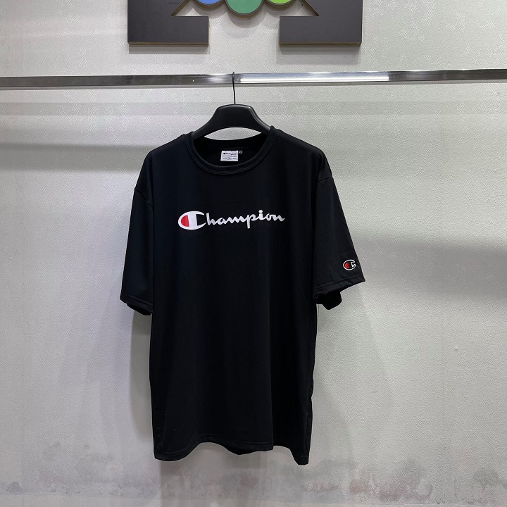 Áo thun tay lỡ CHAMPION Unisex nam nữ form rộng Oversize phong cách Ulzzang localbrand - Gin store