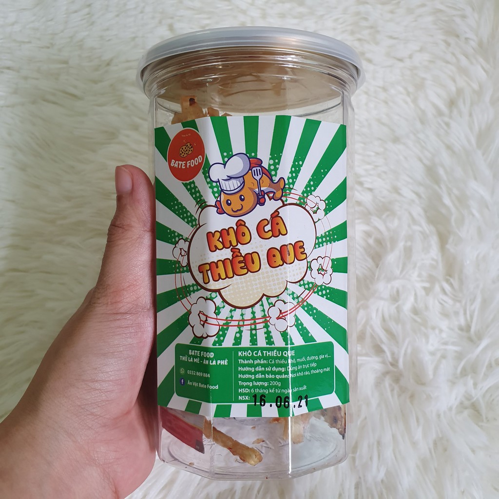 Khô Cá Thiều Que 200g Siêu Ngon, đồ ăn vặt | BigBuy360 - bigbuy360.vn