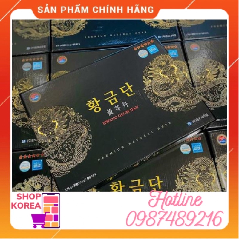 [Hàng Mới Về] Viên bổ não phòng ngừa đột quỵ, tai biến HWANG GEUM DAN Hàn Quốc