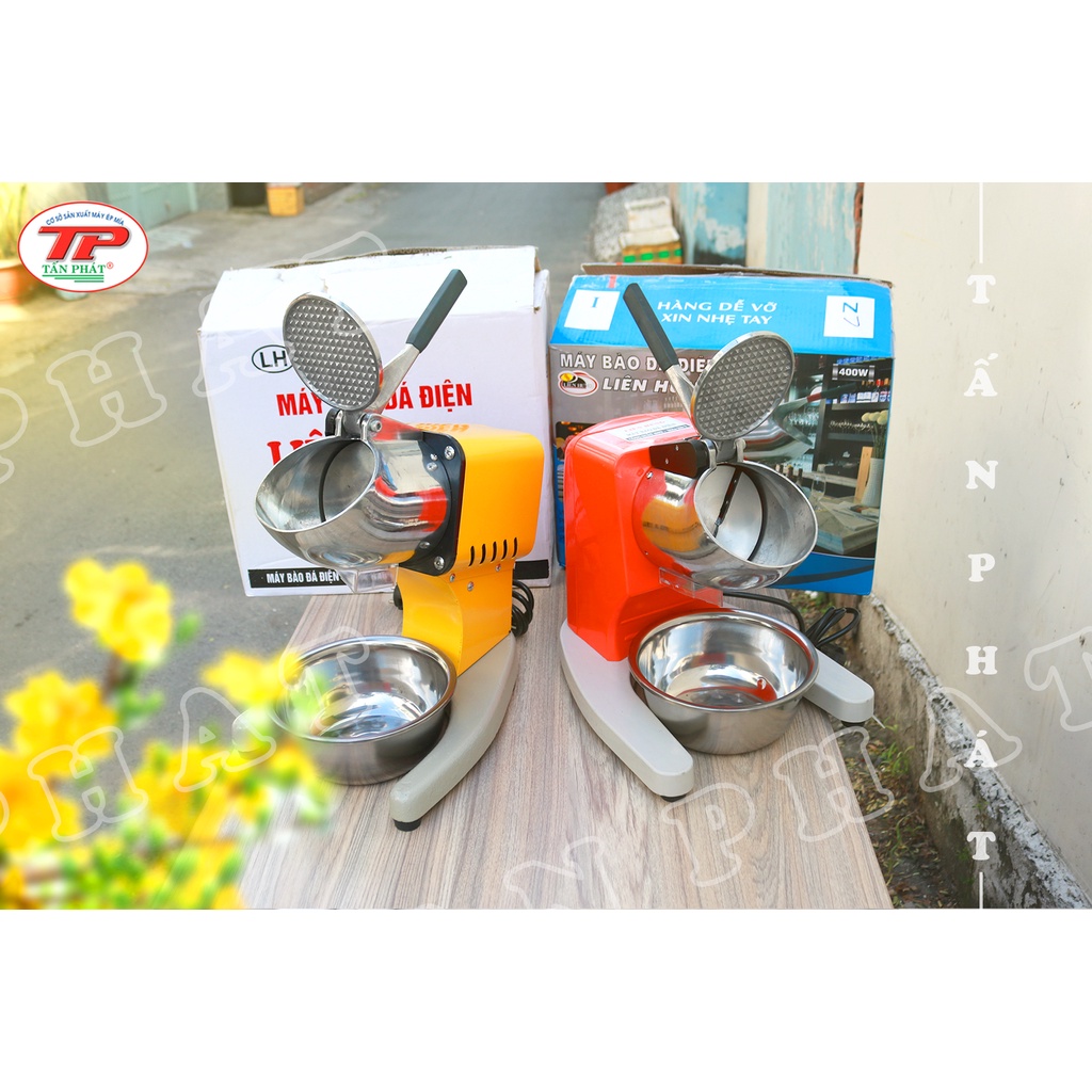 Máy bào đá tuyết 2 lưỡi dao 400w/500w làm siro đá bào nhanh và mịn