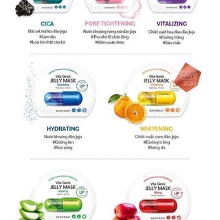 🍏Mặt Nạ 🍏 Vita Genic BANOBAGI JELLY MASK Mẫu Mới